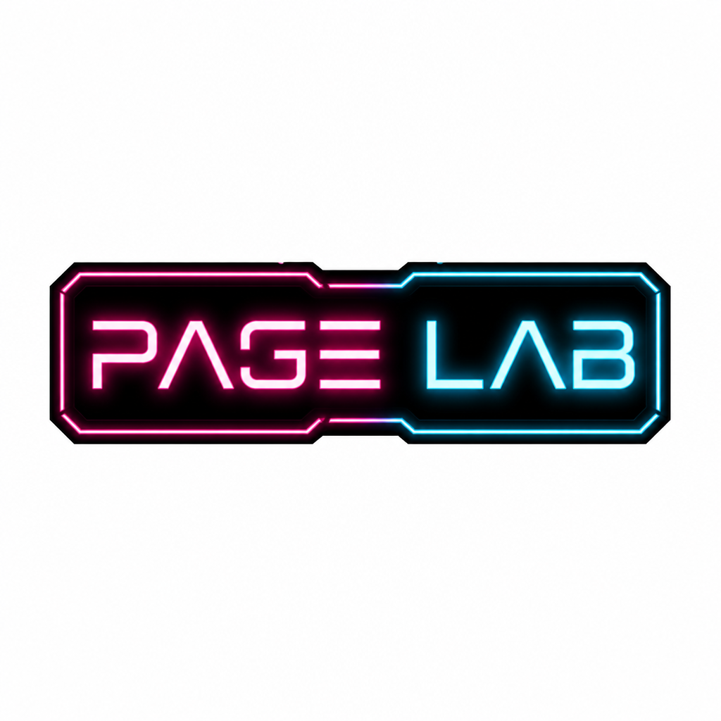 PAGE LAB 로고 시안 11