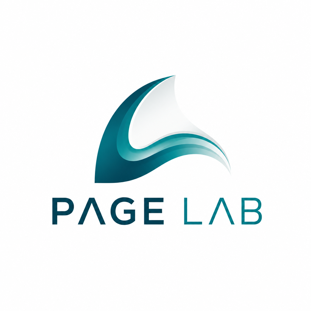 PAGE LAB 로고 시안 3