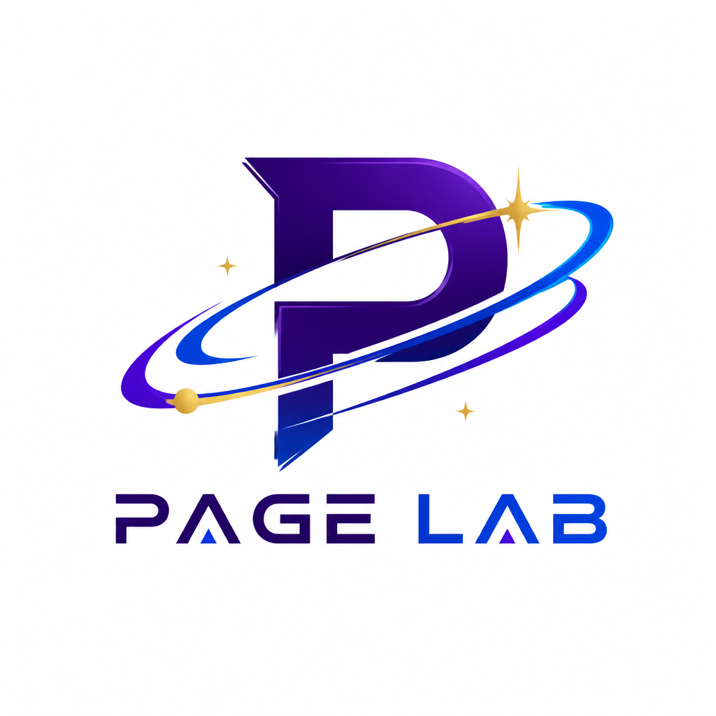 PAGE LAB 로고 시안 6