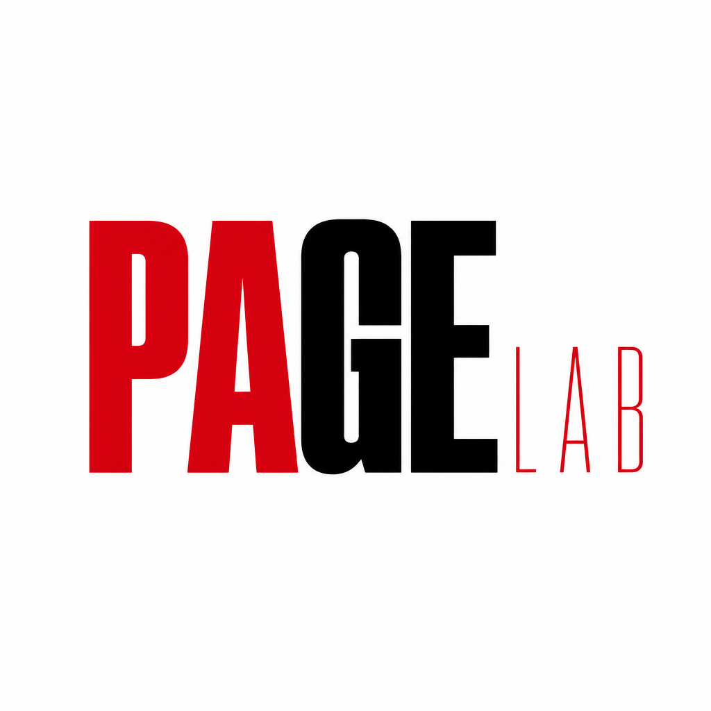 PAGE LAB 로고 시안 9